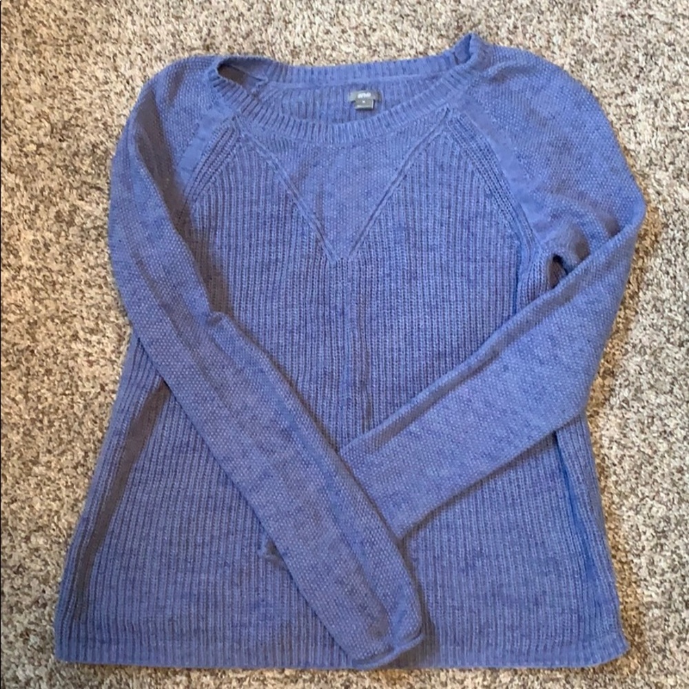 Blue Crop Sweater Aerie